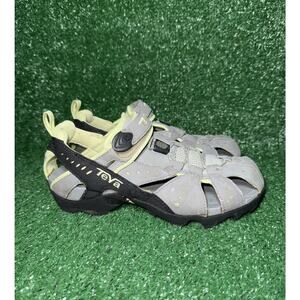 TEVA Deacon Women's Size 8 Hybrid Hiking Water Yellow Gray Strap Sport Sandals